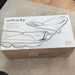 Godinger Infinity Glass Bakeware Set - Clear